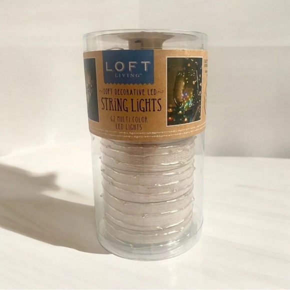 Loft Living Multicolor LED String Lights 10 Feet New - Picture 4 of 10